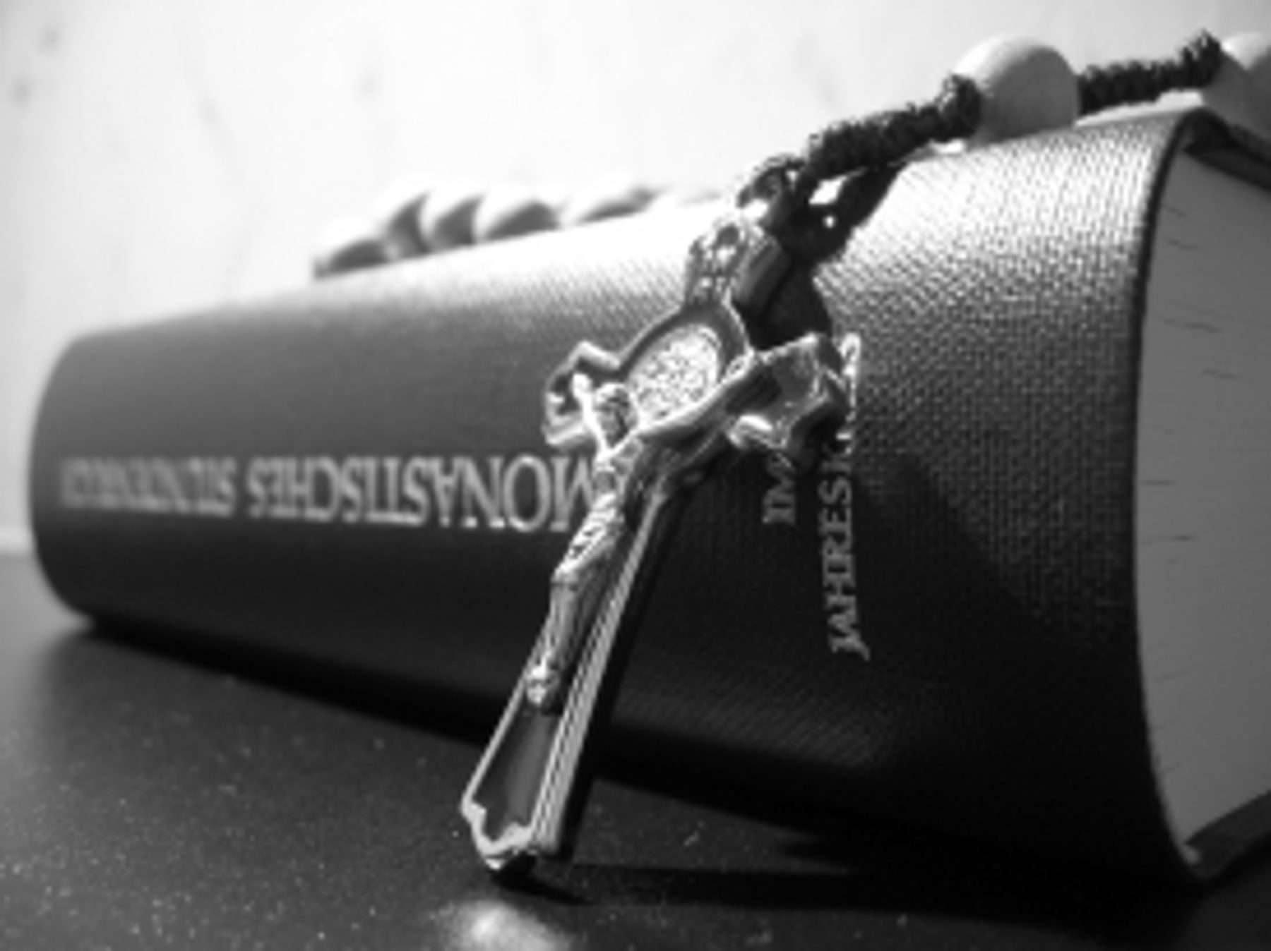 A Catholic prayer book and rosary